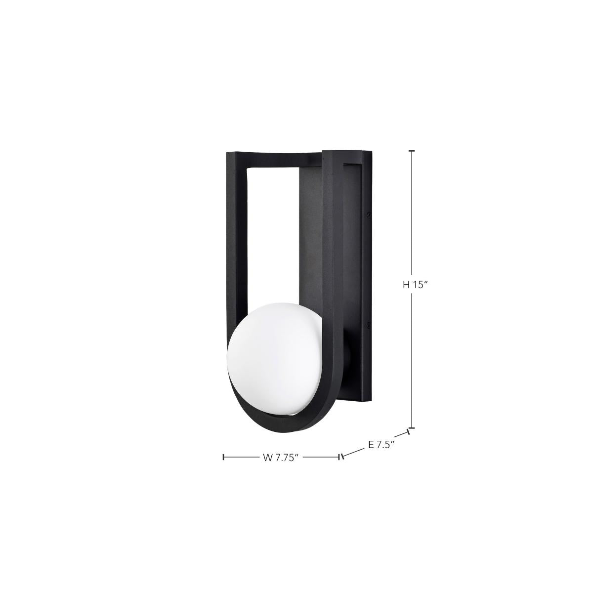 15" LARGE CRADLE 6W LED WALL LANTERN