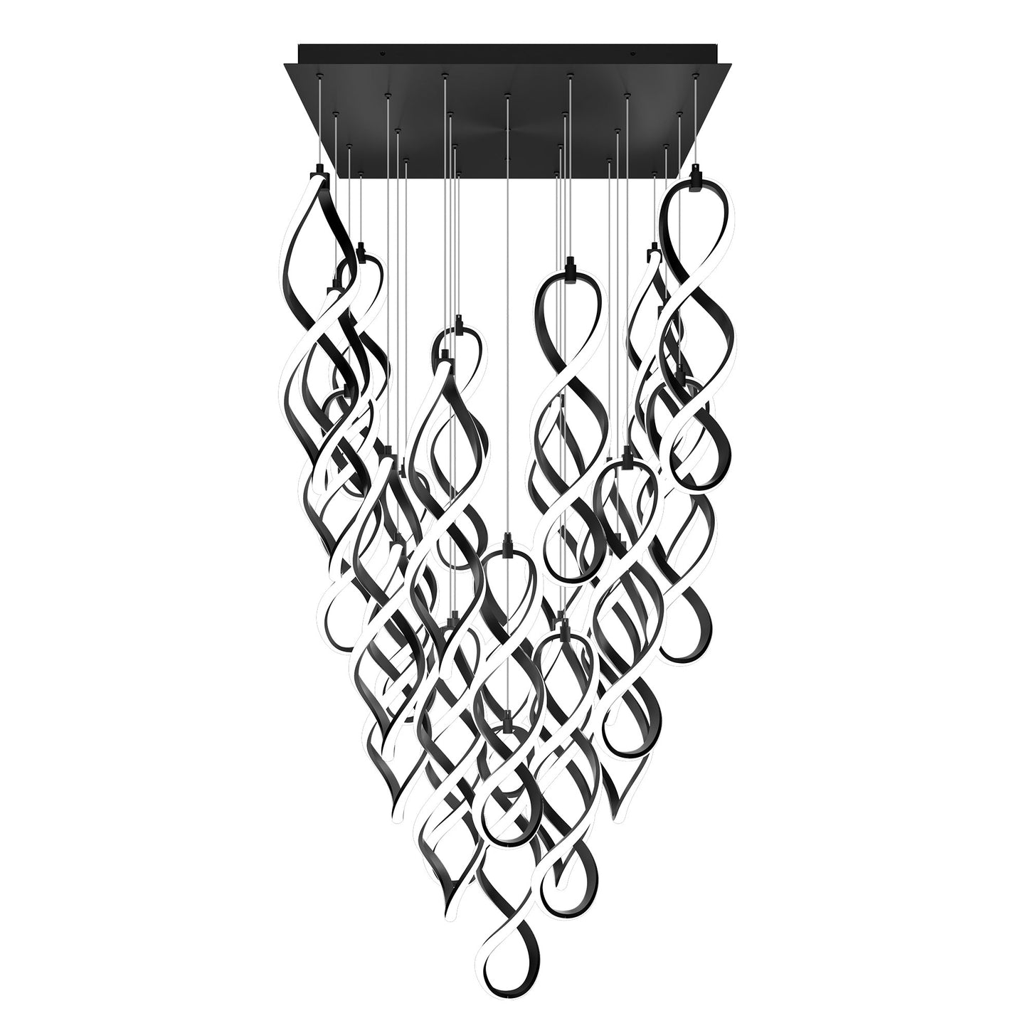 21 Lights Interlace Square Multi Light 4CCT