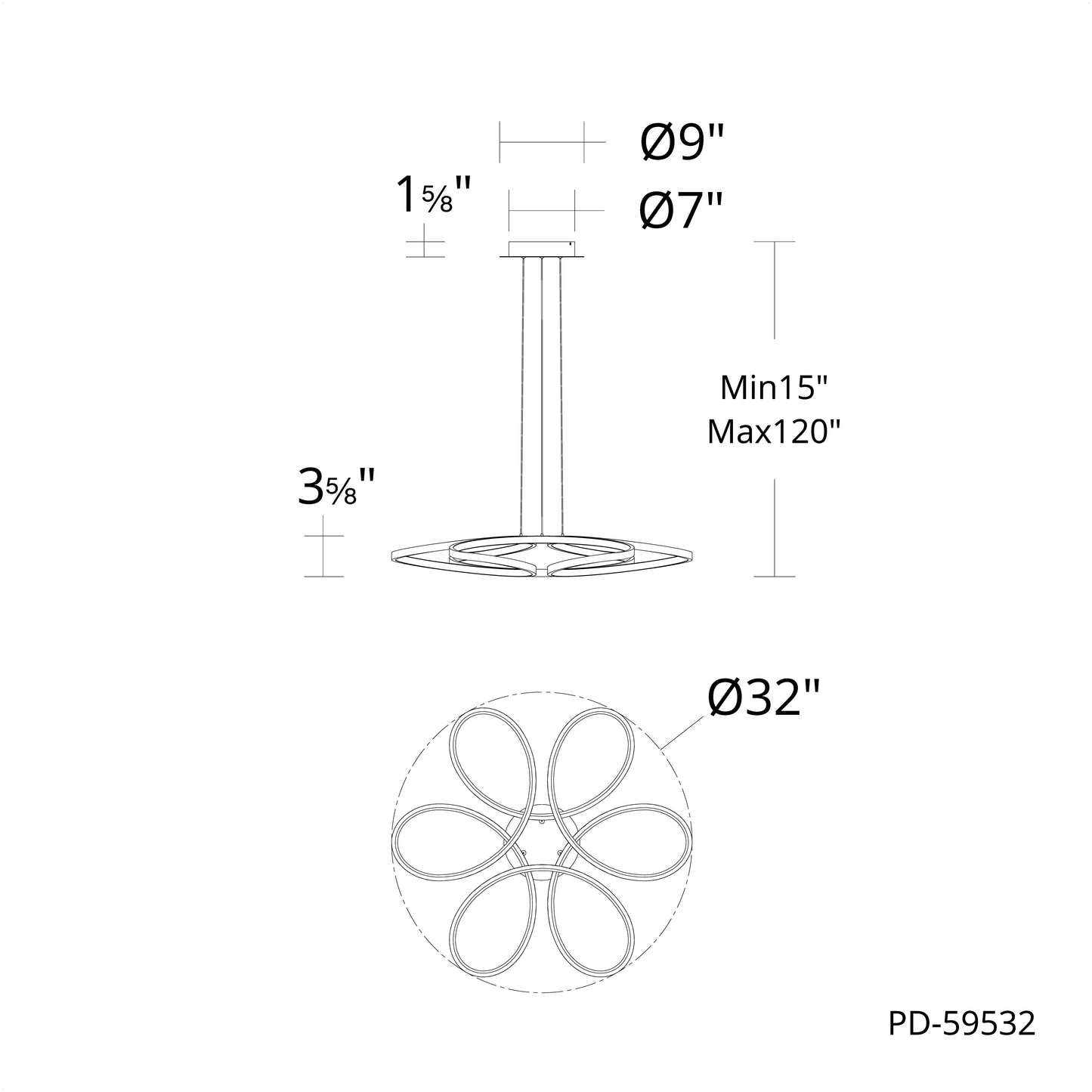Klover Pendant 4CCT