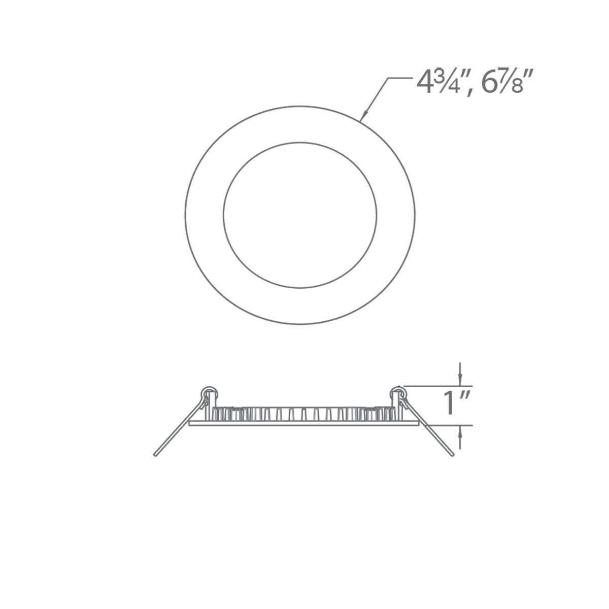 6" Fire Rated Downlight 5CCT