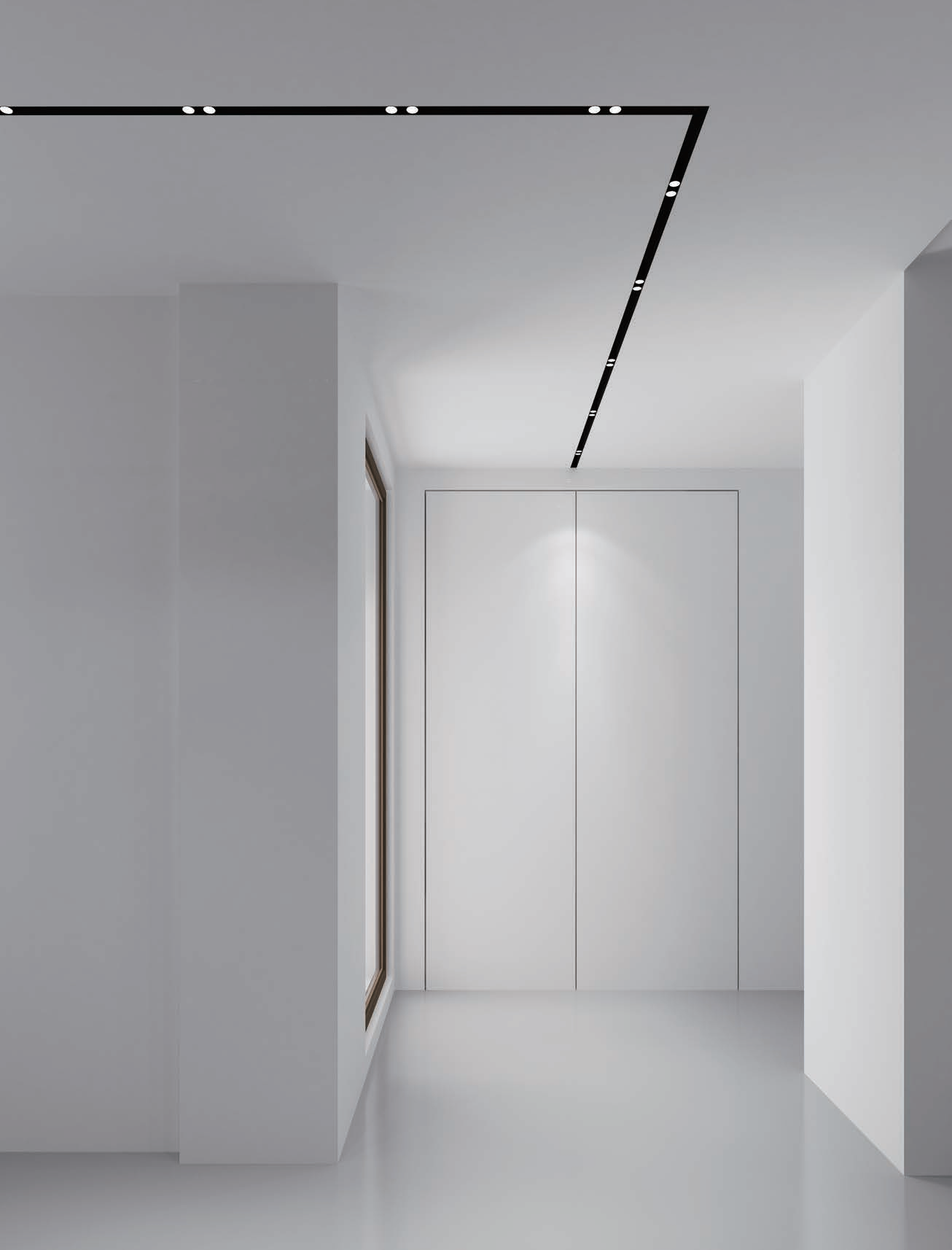 Milan Mini 2-Lights Track Head