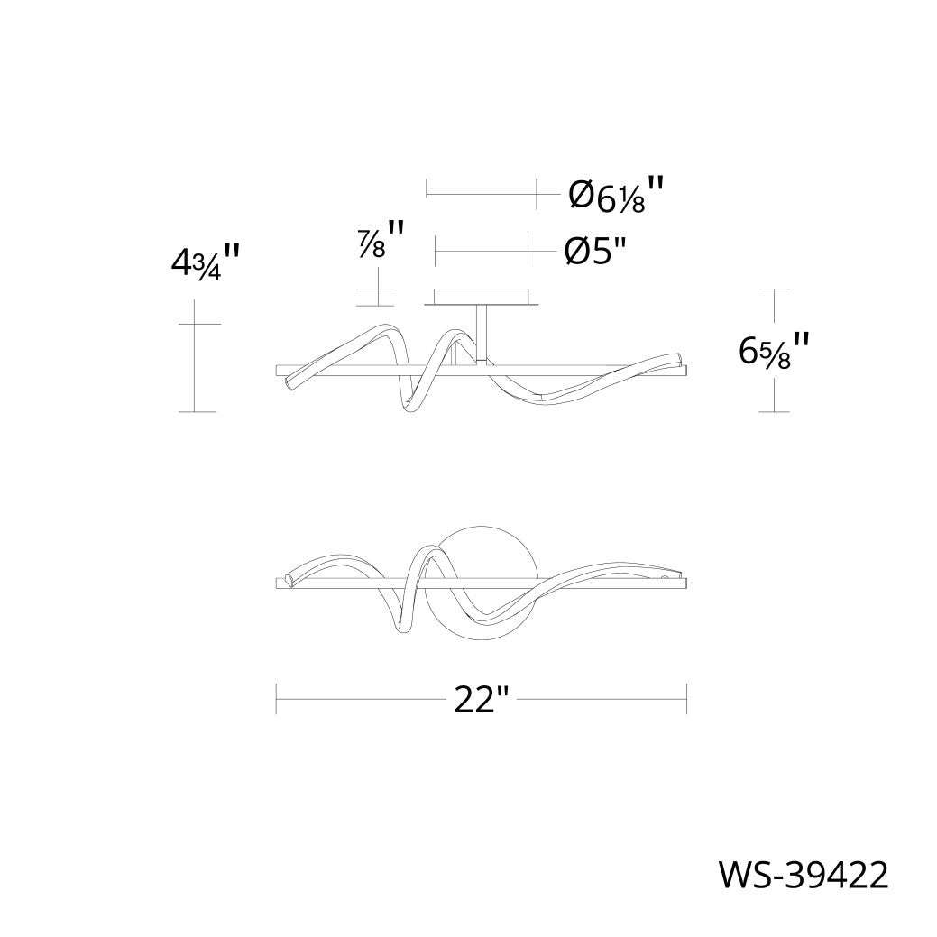 Corkscrew Bath & Wall 4CCT