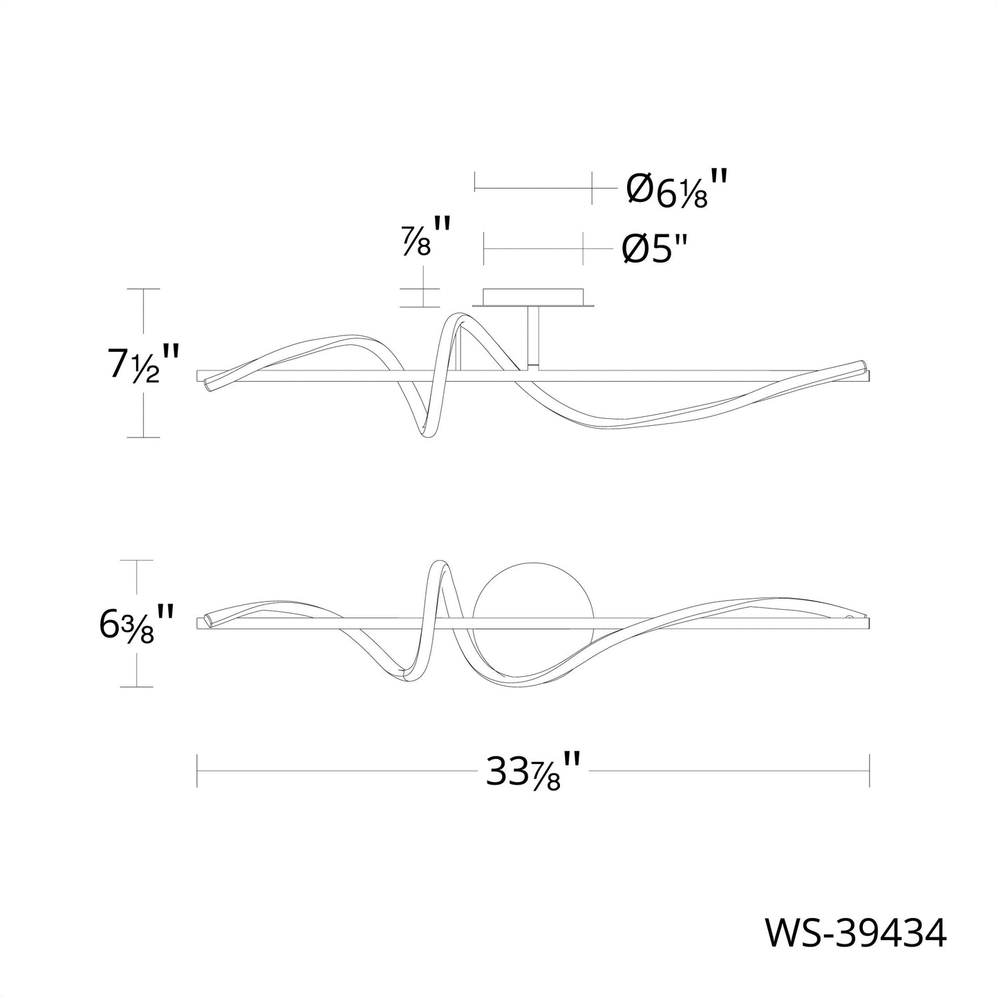 Corkscrew Bath & Wall 4CCT